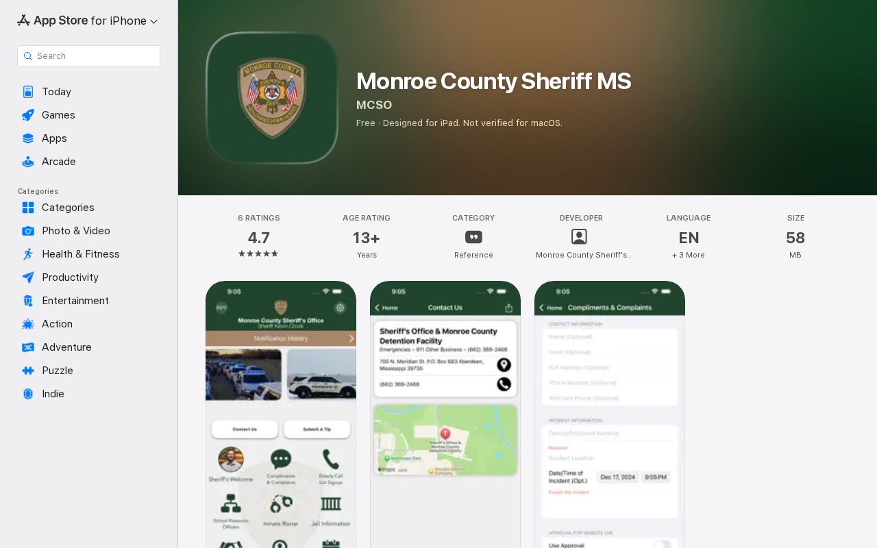 Monroe County released inmate mugshot app listing with photo feature unverified